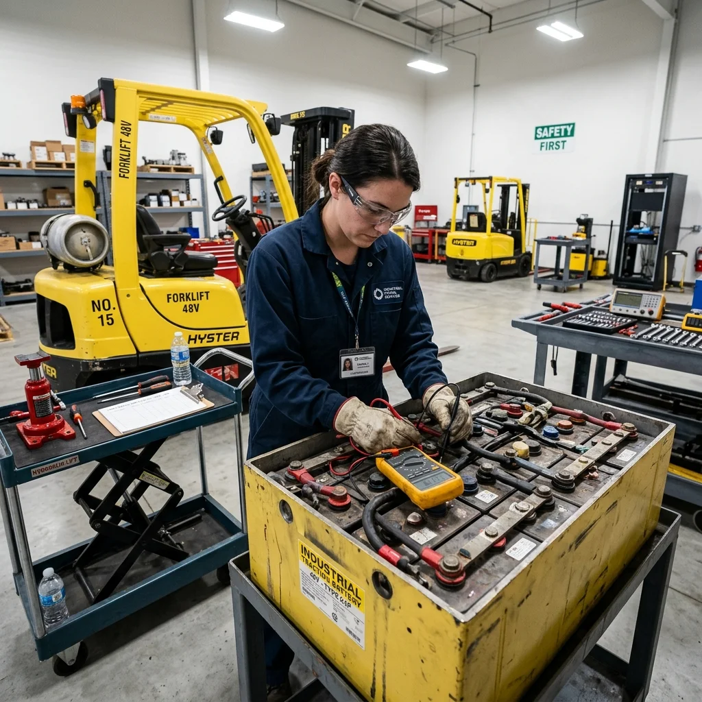 Kocaeli Dilovası Forklift Akü Bakımı, Temizliği ve Desülfasyon İşlemleri