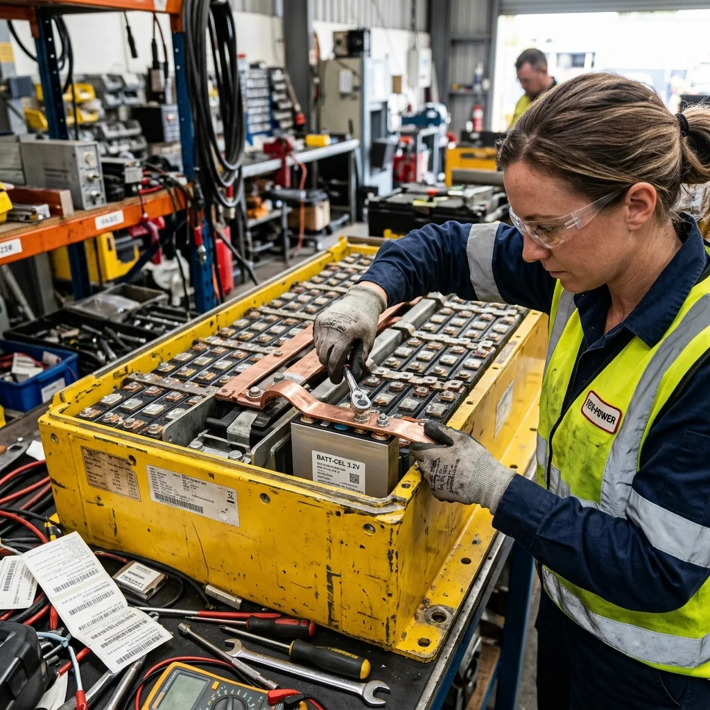 Kocaeli Dilovası Forklift Akü Tamiri, Hücre Değişimi ve Kurşun Kaynağı